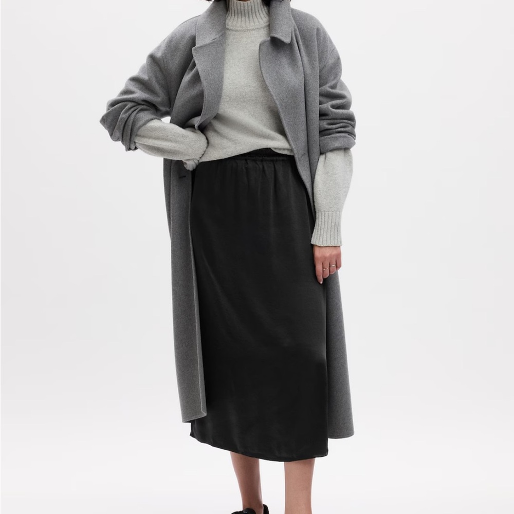 GAP Blue Midi Pencil Skirt with Cargo Slit